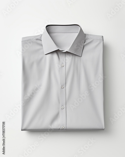 Men's shirt isolated on a white background. 3d rendering