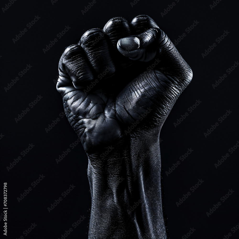 Black History Month, Raised Hand Black History Month, Raised Hand