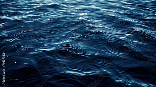 コピー スペースを持つ美しい暗い水の背景GenerativeAI photo