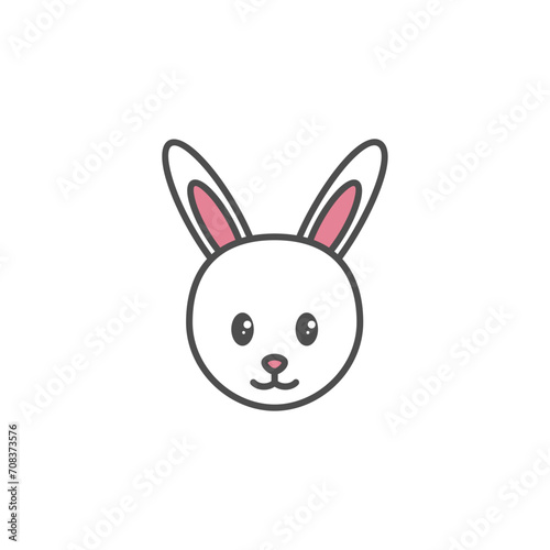 Icon Illustration of Rabbit Zodiac Filled Color - Chinese Zodiac Vector Illustration © elfazastuff