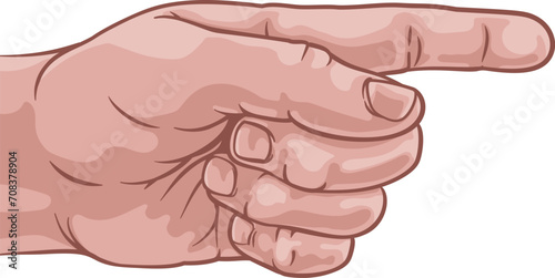 A hand a pointing finger in...