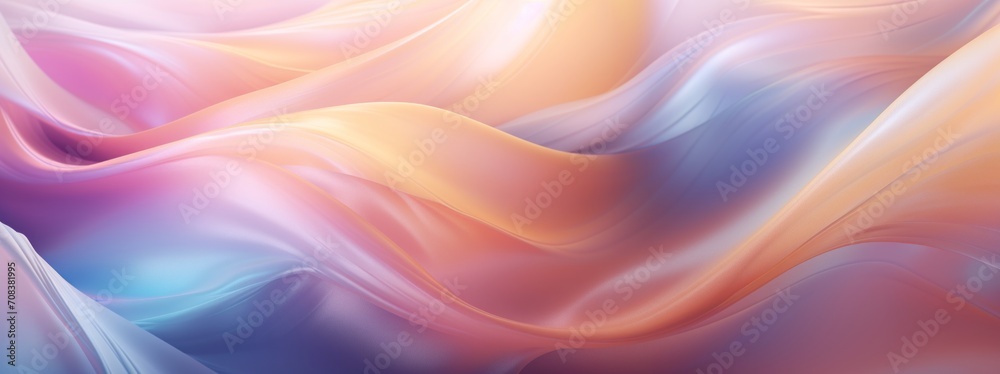 Translucent layers of soft pastel hues melding together to form an abstract background. Generative AI Translucent layers of soft pastel hues melding together to form an abstract background. Generative AI
