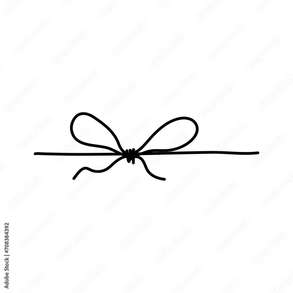 Hand drawn rope knots Hand drawn rope knots