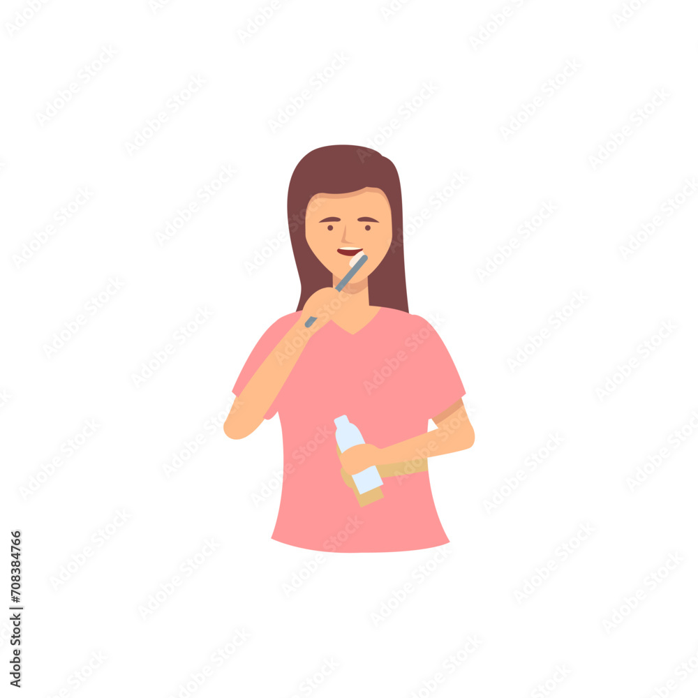 people doing dental work in pink clothes portrait people doing dental work in pink clothes portrait