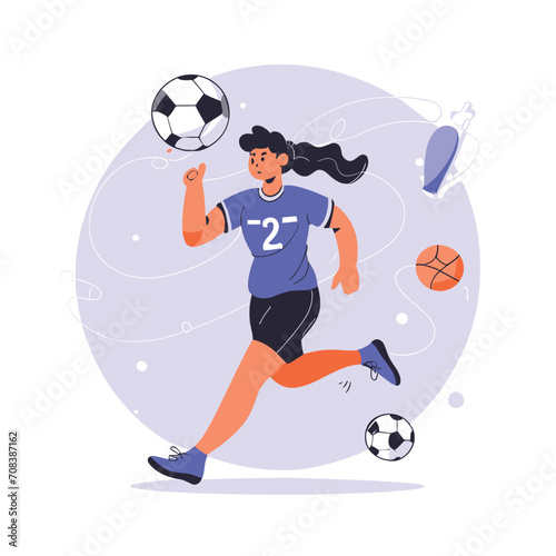 vector illustration hires with eps collection for Various sports, sports activities and physical education .
