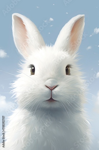 Bunny, Cartoon, Generative AI © kanesuan