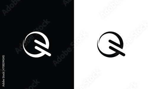 Creative Minimalist Letter Q Logo Design , Minimal Q Monogram
