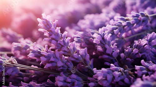 Lavender flowers, purple flowers, AI generated