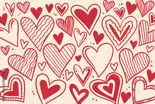 Valentine's Day background, Happy Valentine's Day banner