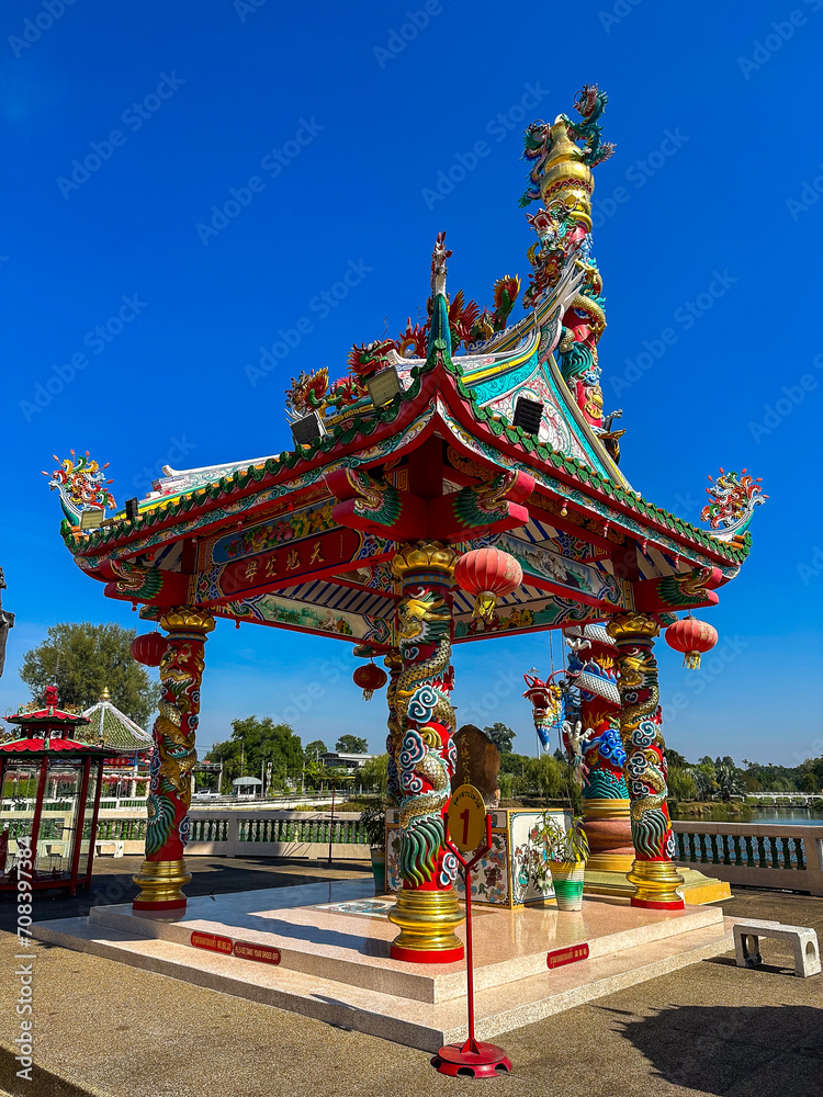 Fototapeta premium Thai chinese cultural centre in Udon Thani, Thailand