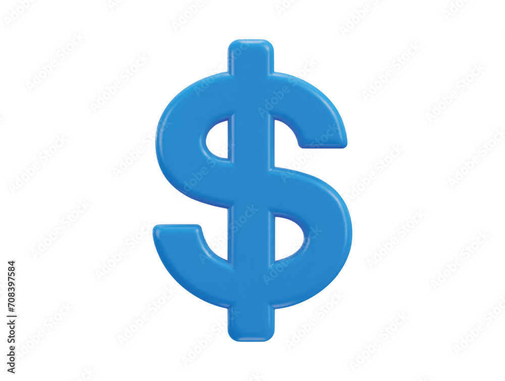 dollar icon 3d rendering vector illustration dollar icon 3d rendering vector illustration