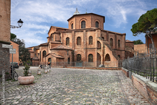 Ravenna, Emilia Romagna, Italy: the ancient Basilica of San Vitale