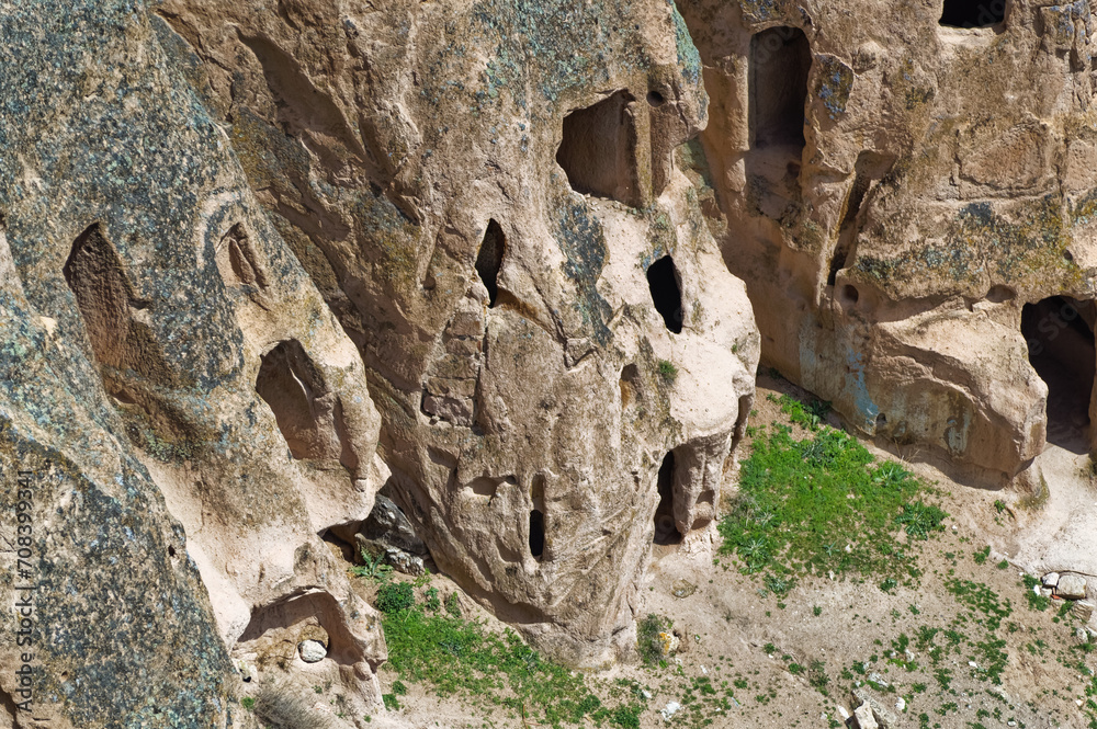 Typical landscape of Cappadocia, Turkey.