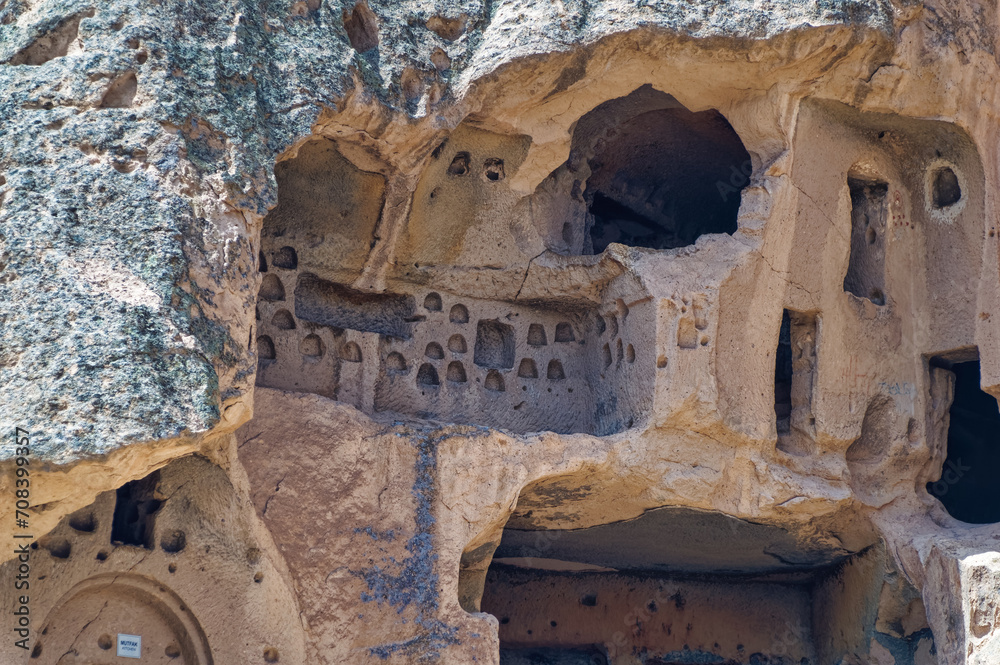 Typical landscape of Cappadocia, Turkey.