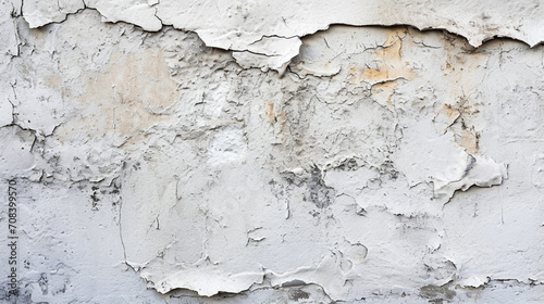 白い傷んだ壁の背景GenerativeAI