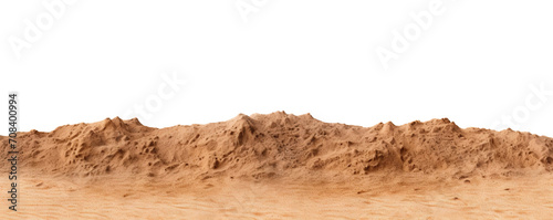 Beach or desert sand cut out
