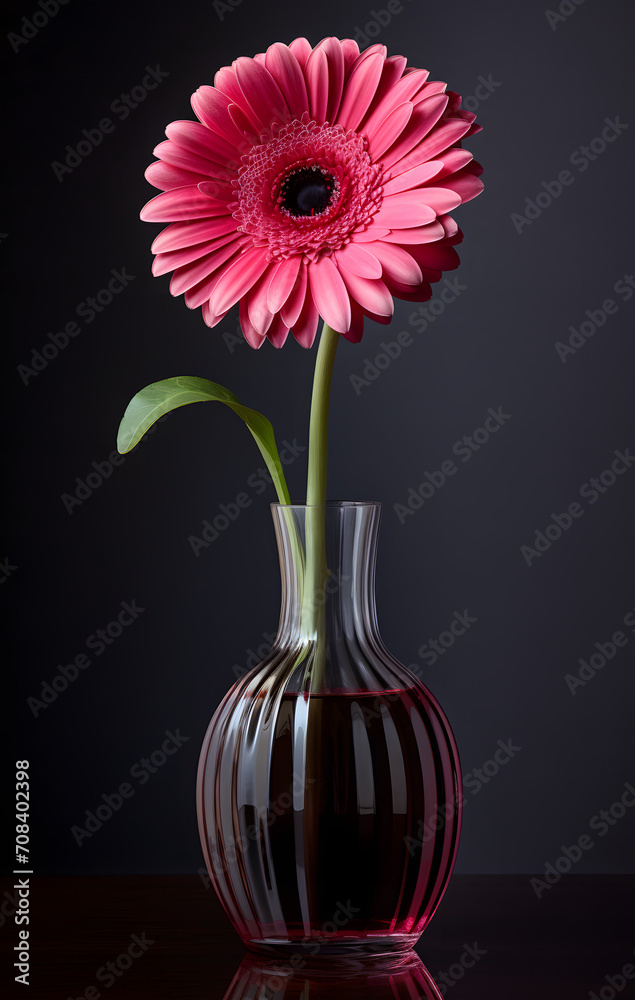 Fototapeta premium vase with flowers still life