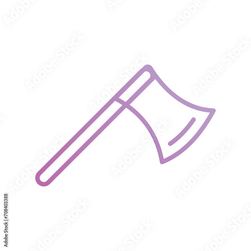 lumber jack icon with white background vector stock illustration