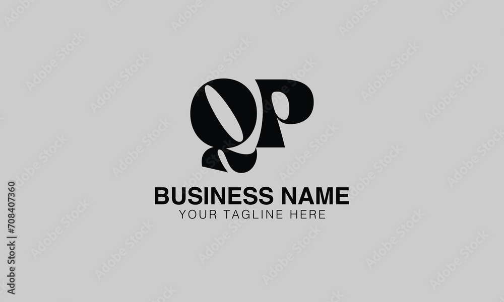 QP q qp initial logo | initial based abstract modern minimal creative logo, vector template image. luxury logotype logo, real estate homie logo. typography logo. initials logo QP q qp initial logo | initial based abstract modern minimal creative logo, vector template image. luxury logotype logo, real estate homie logo. typography logo. initials logo