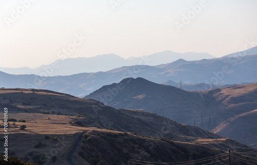 View of the mountains in Armenia