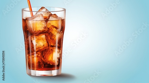 Refreshing Drink with Ice