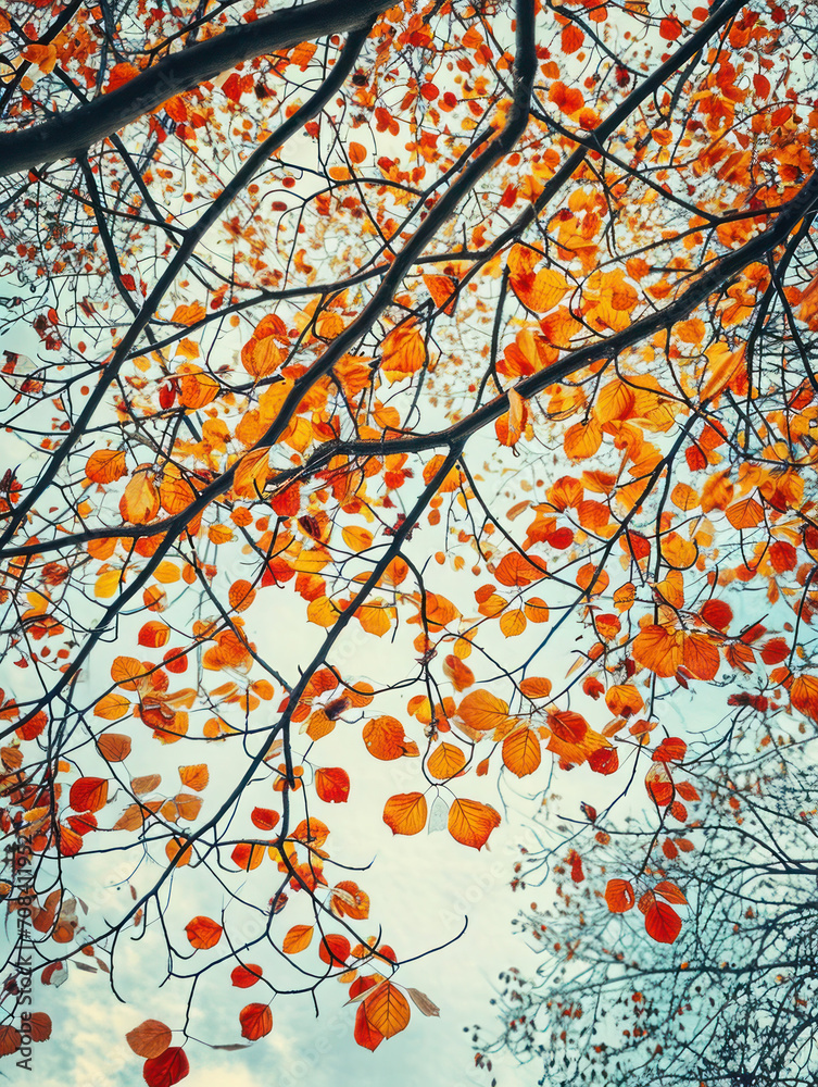 red autumn leaves red autumn leaves