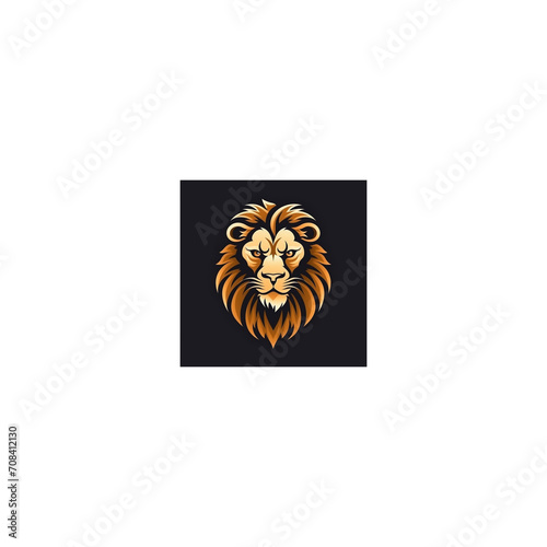 lion mascot logo icon