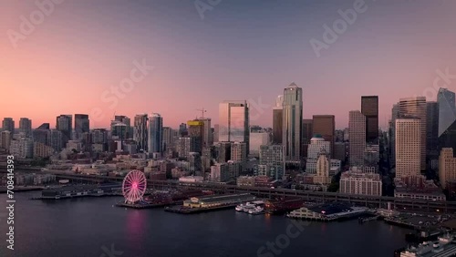 Seattle landmark buildings photo