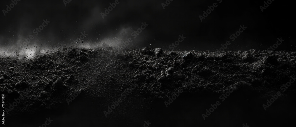 black dust noise cloud background