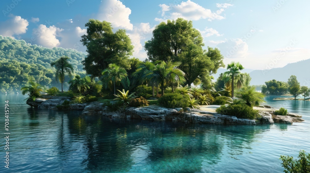 Artificial Island Landscape Design Artificial Island Landscape Design
