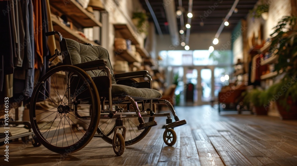 Inclusive Clothing Store Wheelchair