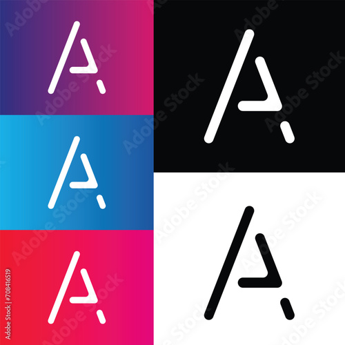  A Premium Vector Latter Logo Design. Creative Logo. Creative Modern Design. Creative Vector Illustration Logo. Letters Logo. Creative Minimal Monogram and Logo.