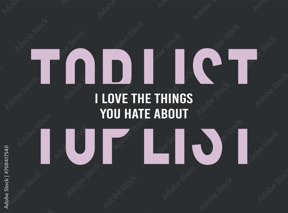 Obraz premium Toplist text typography Creative special art design - Vector 