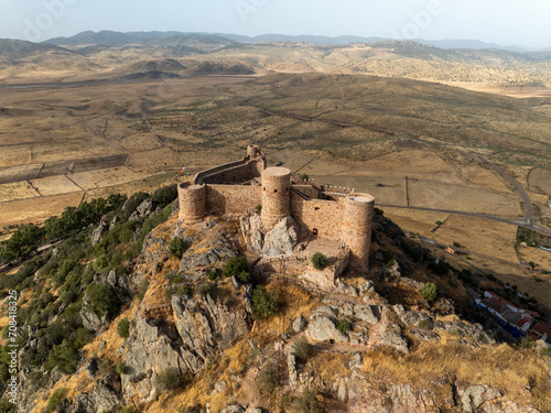 Tableau sur toile Castillo de Capilla en Badajoz