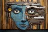  Capture unique pieces made from salvaged wood, recycled objects, or everyday items transformed into art