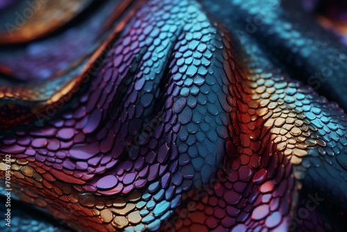 Highlight the unique textures and patterns of a fabric sample through macro photography techniques