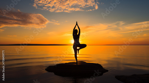 Tranquil Sunset Yoga
