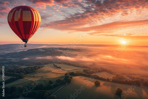 Travel by hot air balloon to the beautiful land of inspiration