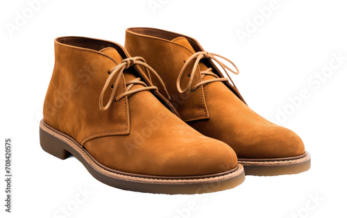 Desert Footwear Icons A History of the Classic Boot Isolated on Transparent Background PNG.