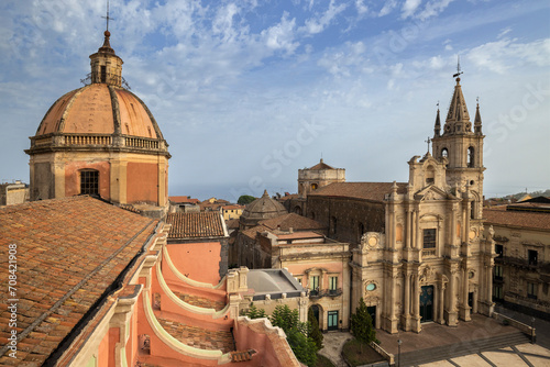 Acireale, Sizilien, Italien, Kathedrade, Maria Santissima Annunziata, 28.10.2023 > english> Acireale, Sicily, Italy, Cathedral, October 28, 2023 photo