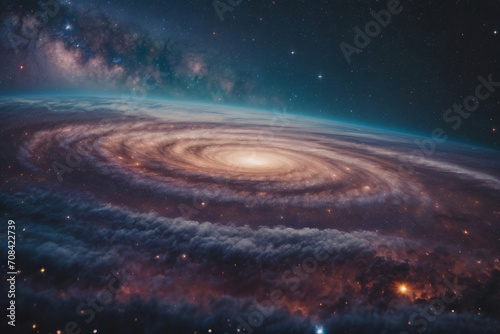 galaxy in space background