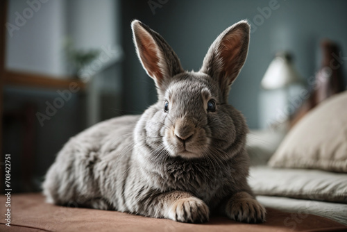 Rabbit on the couch