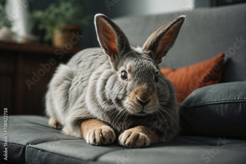 Rabbit on the couch