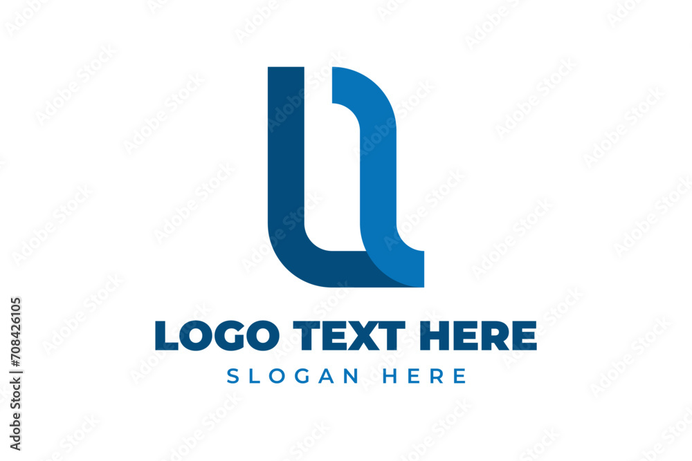 initial letter L and U logo for company design, Global Community Logos vector Icon Elements Template