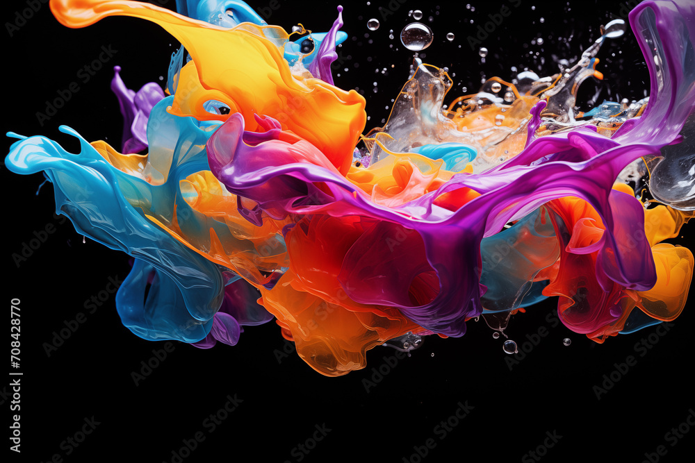 Beautiful Colorsplash | Colorful Watersplash | Colorful Waterdrops