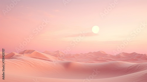 Giant light pink orange desert magnificent landscape