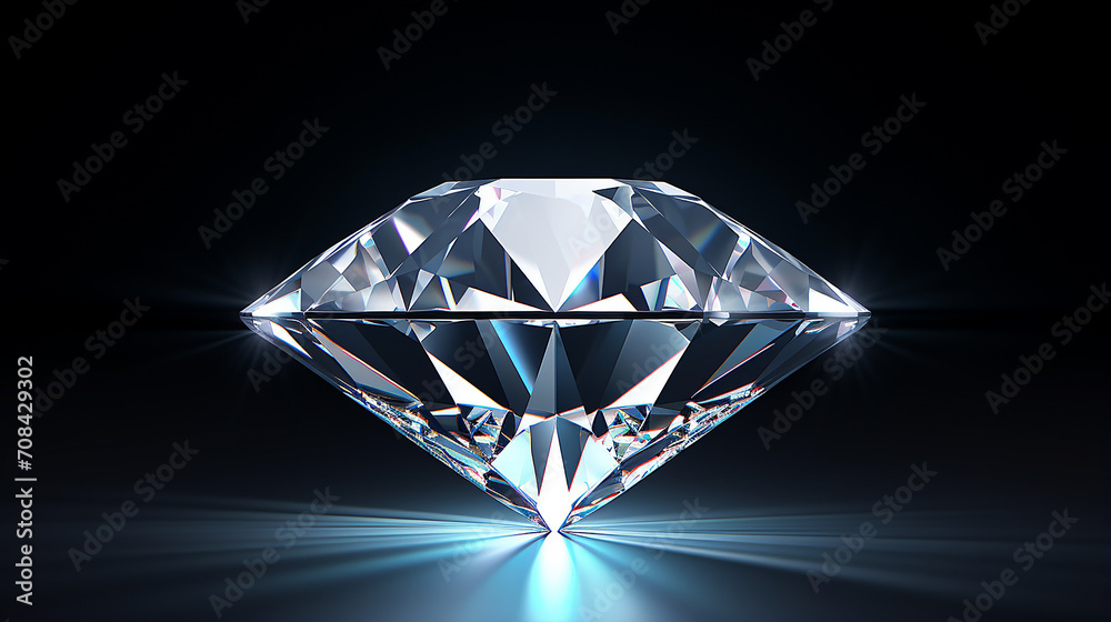 luxury diamond on black background luxury diamond on black background