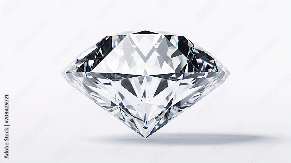 diamond on white background