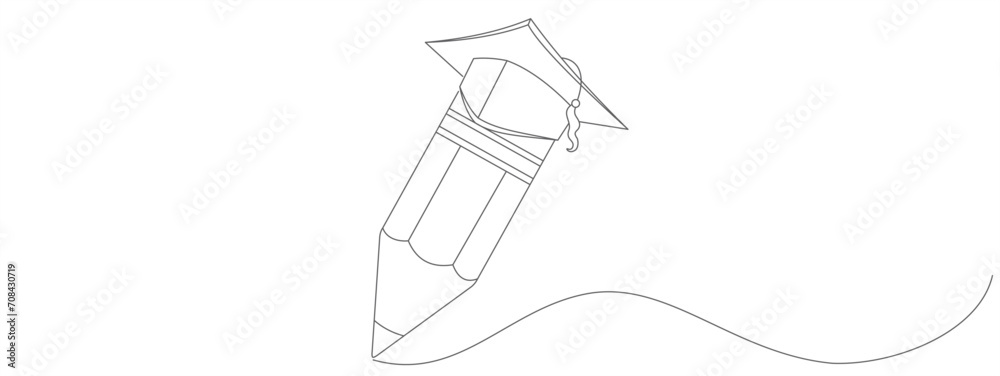 pencil and graduation cap vector design eps 2 pencil and graduation cap vector design eps 2