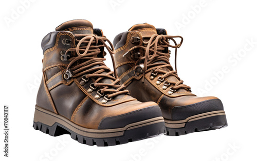 Slip Resistant Boots Isolated on Transparent Background PNG.